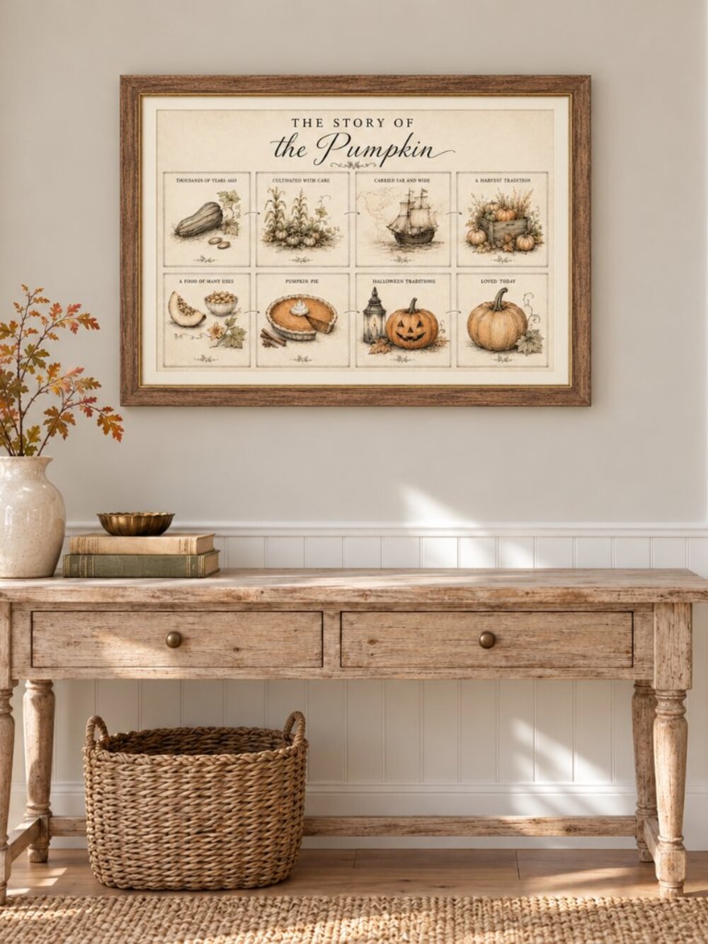 NEW The Story of the Pumpkin 8x10 Fall Art Print | Birch & Bling